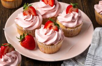 Real Strawberry Buttercream Frosting | Cookies and Cups