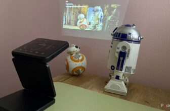 This powerful folding projector is small enough to fit in my pocket