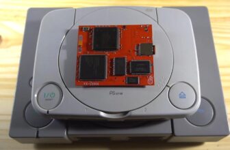 This Frankenstein PlayStation PCB reads games from microSD and outputs video over HDMI